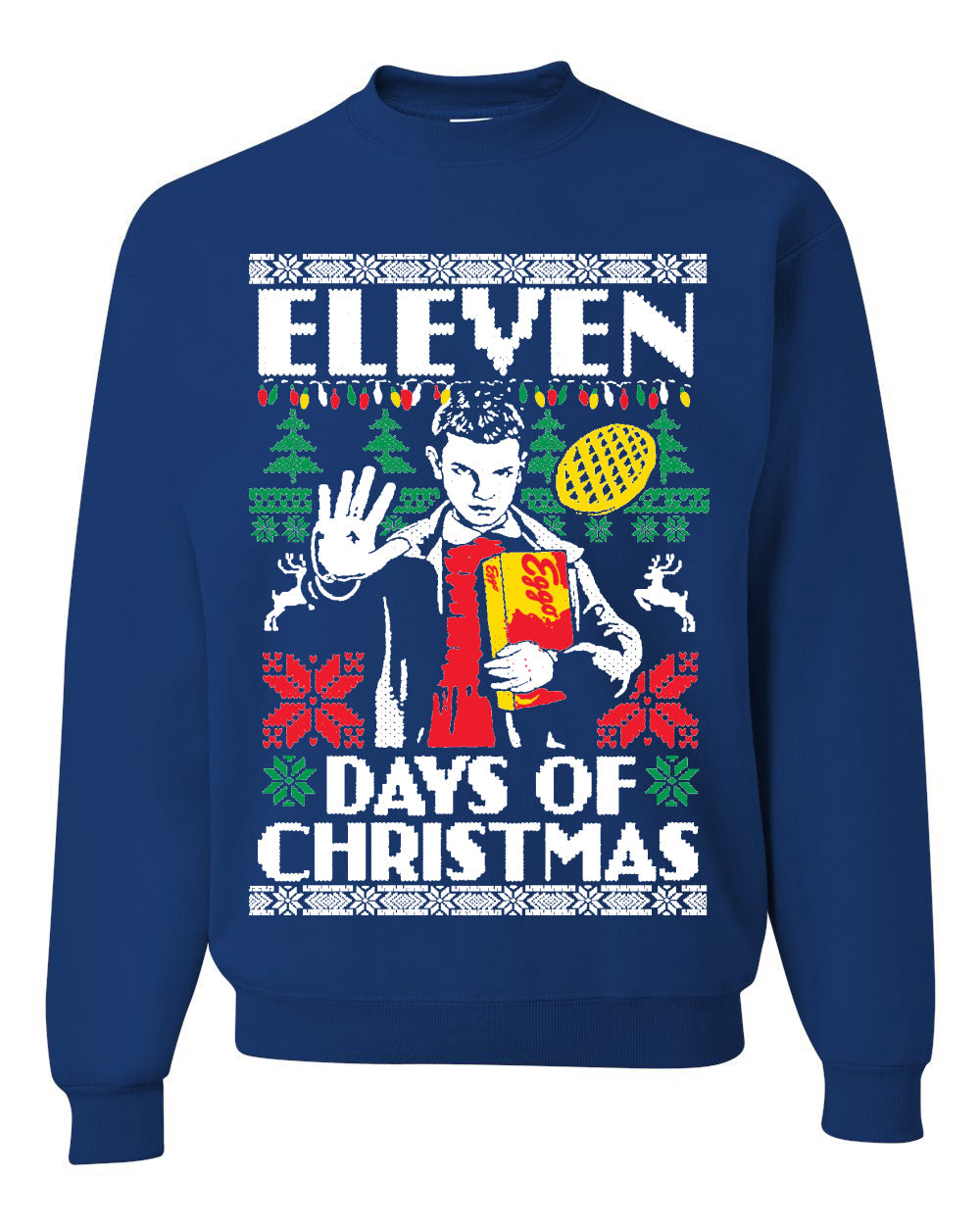 Eleven Days of Christmas Christmas Unisex Crewneck Graphic Sweatshirt