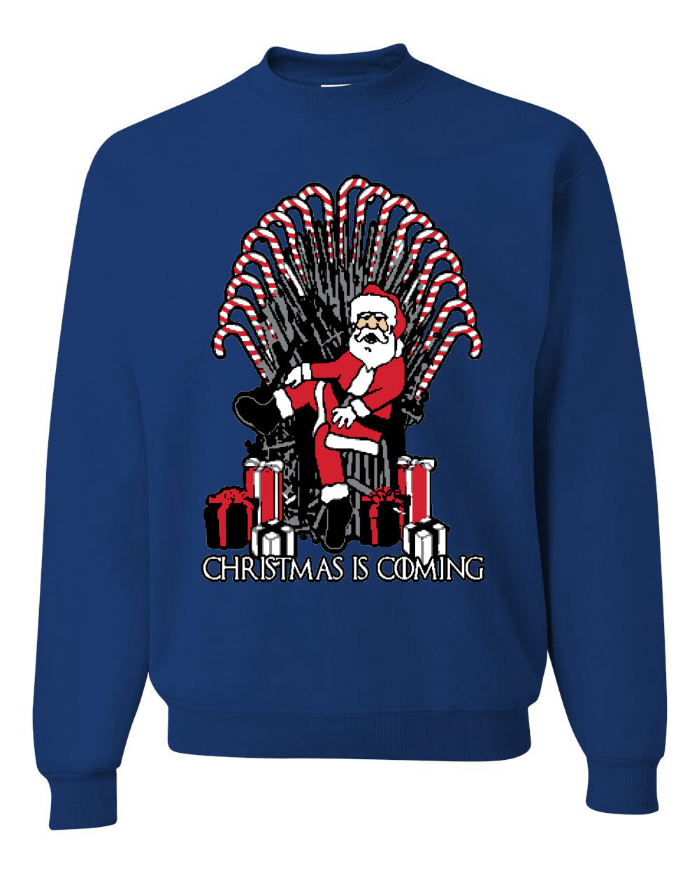 Christmas is Coming | GOT Iron Throne Unisex Crewneck Graphic Sweatshirt