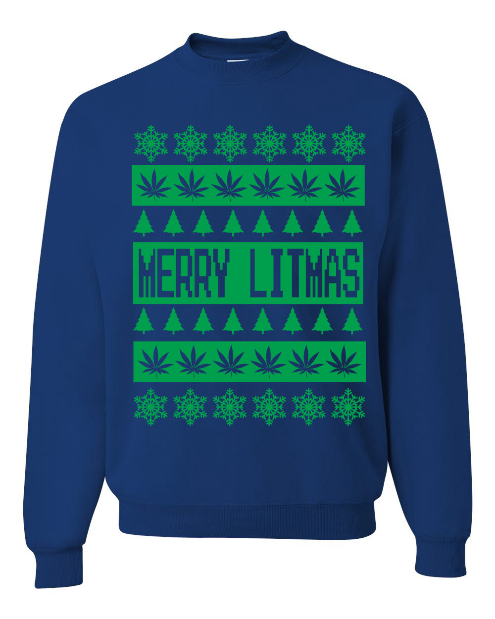 Merry Litmas Unisex Crewneck Graphic Sweatshirt