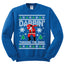 Dabbing Through The Snow Santa Christmas Unisex Crewneck Graphic Sweatshirt