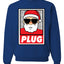 Santa Claus Plug Narcos Pablo Funny Christmas Unisex Crewneck Graphic Sweatshirt