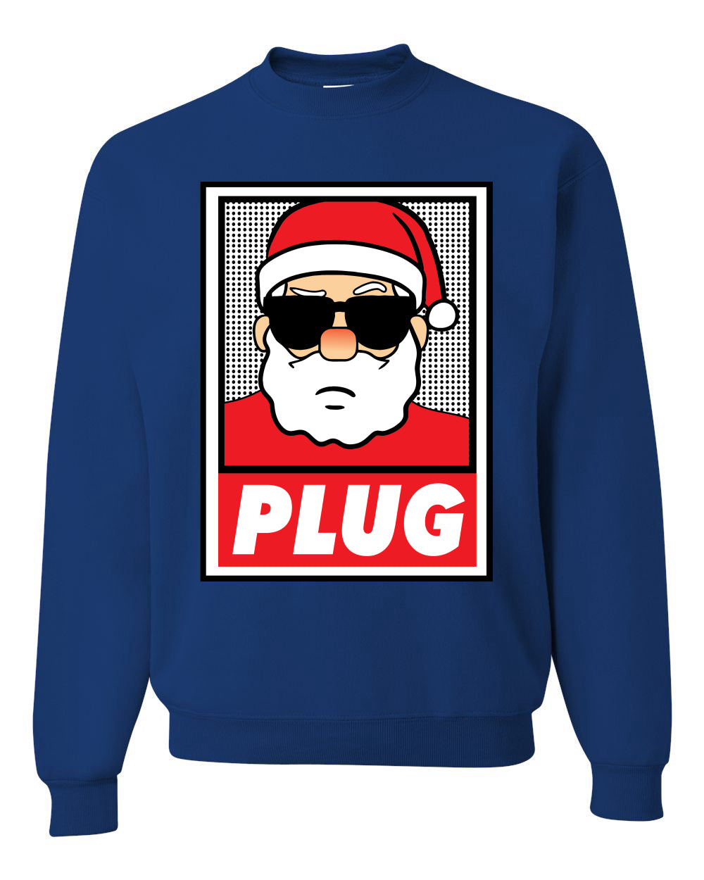 Santa Claus Plug Narcos Pablo Funny Christmas Unisex Crewneck Graphic Sweatshirt