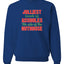 Jolliest Bunch of Assholes Nuthouse Christmas Unisex Crewneck Graphic Sweatshirt