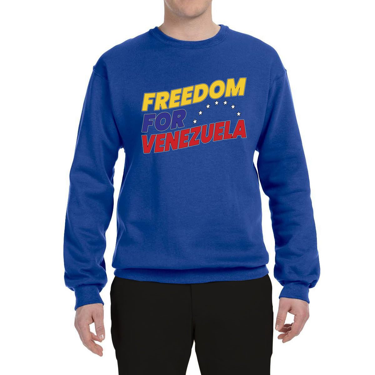Freedom For Venezuelan Sweater, Unisex Crewneck Sweatshirts
