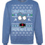 i turned myself into a christmas sweater morty Christmas Unisex Crewneck Graphic Sweatshirt