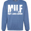 MILF Man I love Fishing Fisherman Lover Humor  Fishing Unisex Crewneck Graphic Sweatshirt