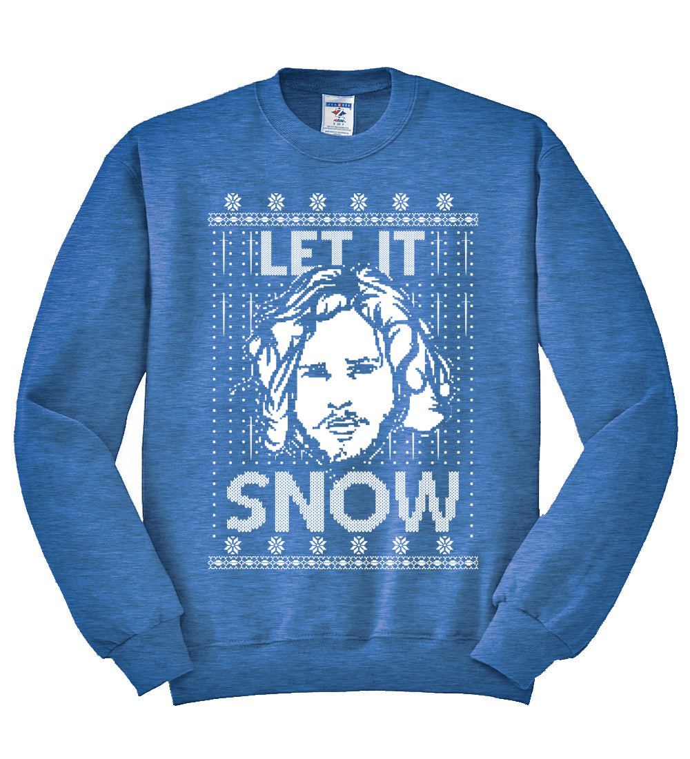 Let It Snow Jon Snow Digital Christmas Unisex Crewneck Graphic Sweatshirt