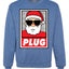Santa Claus Plug Narcos Pablo Funny Christmas Unisex Crewneck Graphic Sweatshirt