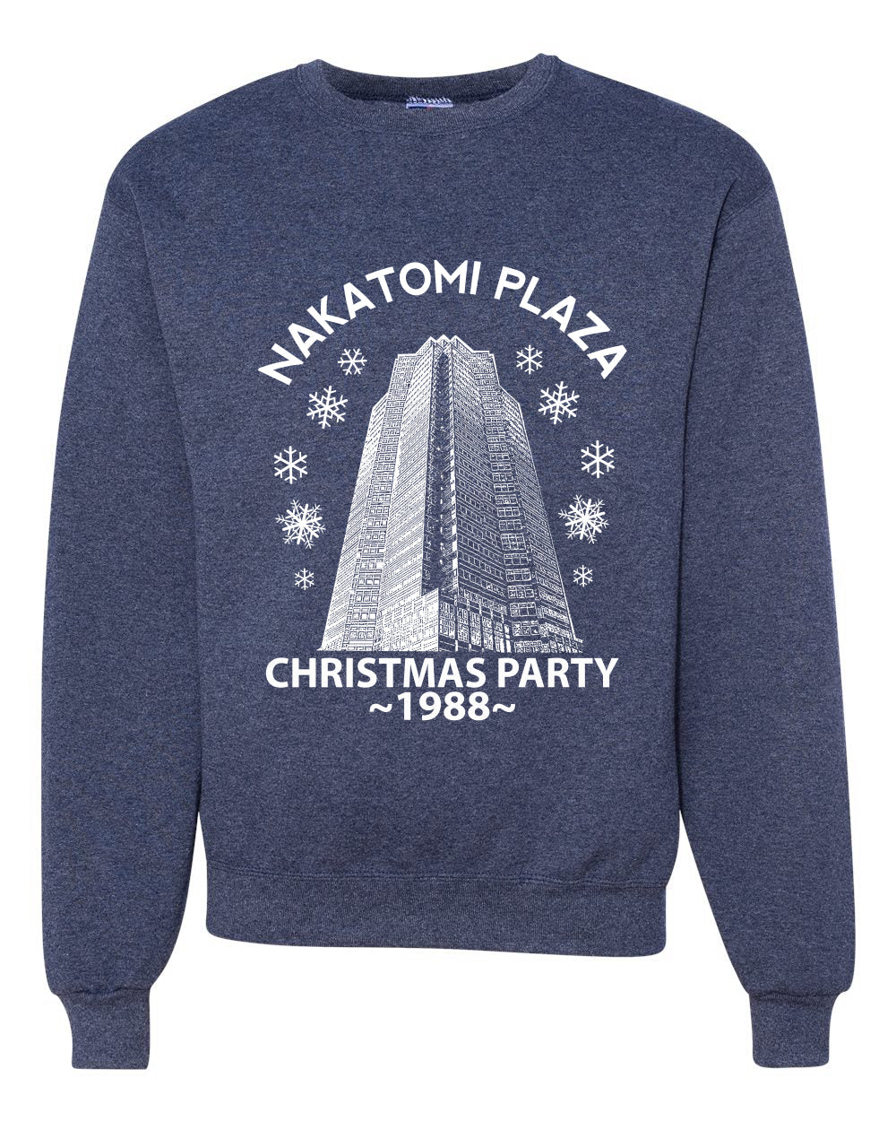 Nakatomi Plaza Christmas Party 1988 Classic McClane Die Hard Christmas Unisex Crewneck Graphic Sweatshirt