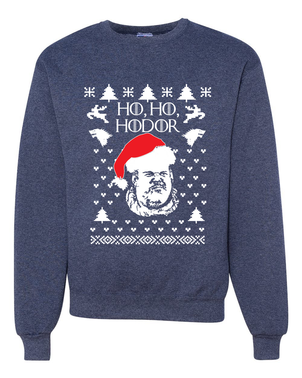 Ho Ho Hodor GoT Christmas Unisex Crewneck Graphic Sweatshirt
