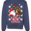 Most Wonderful Time of The Year Santa Jesus Unisex Crewneck Graphic Sweatshirt