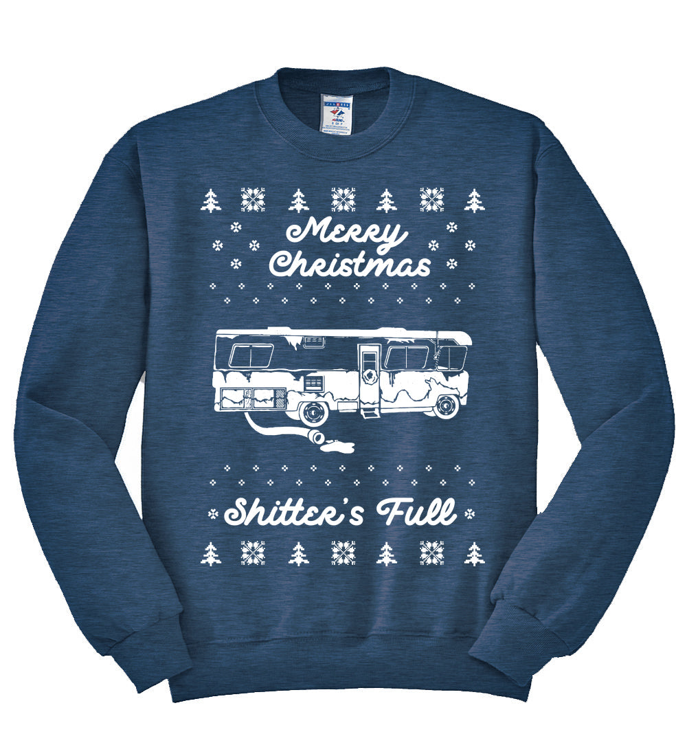 Merry Christmas Shitters Full Christmas Unisex Crewneck Graphic Sweatshirt