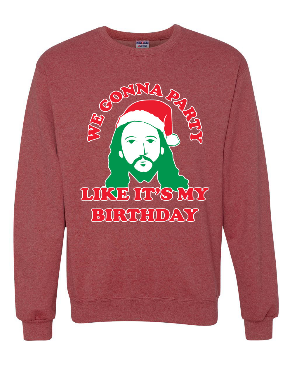 We Gonna Party Like its my Birthday Ugly Christmas Sweater Christmas Unisex Crewneck Graphic Sweatshirt