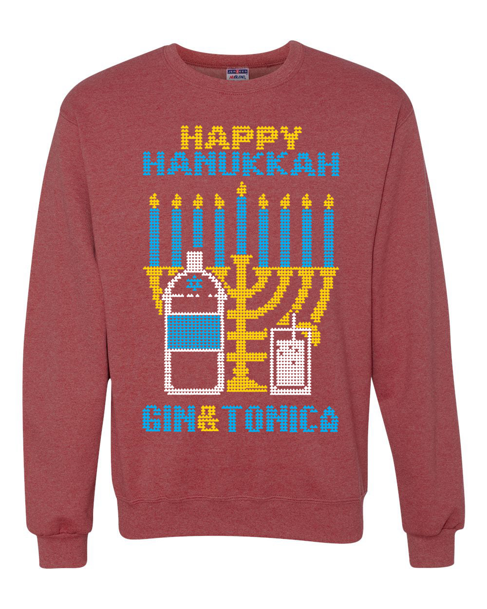 Hanukkah Imagine If Your Phone Battery was Low but Lasted 8 Days  Hanukkah Unisex Crewneck Graphic Sweatshirt