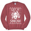 Let It Snow Jon Snow Digital Christmas Unisex Crewneck Graphic Sweatshirt