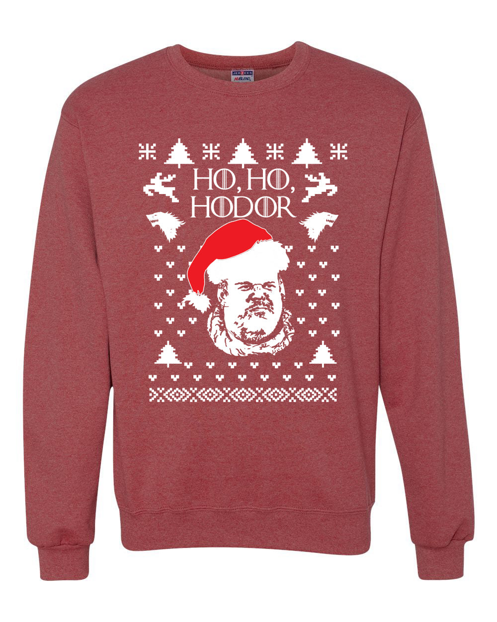 Ho Ho Hodor GoT Christmas Unisex Crewneck Graphic Sweatshirt