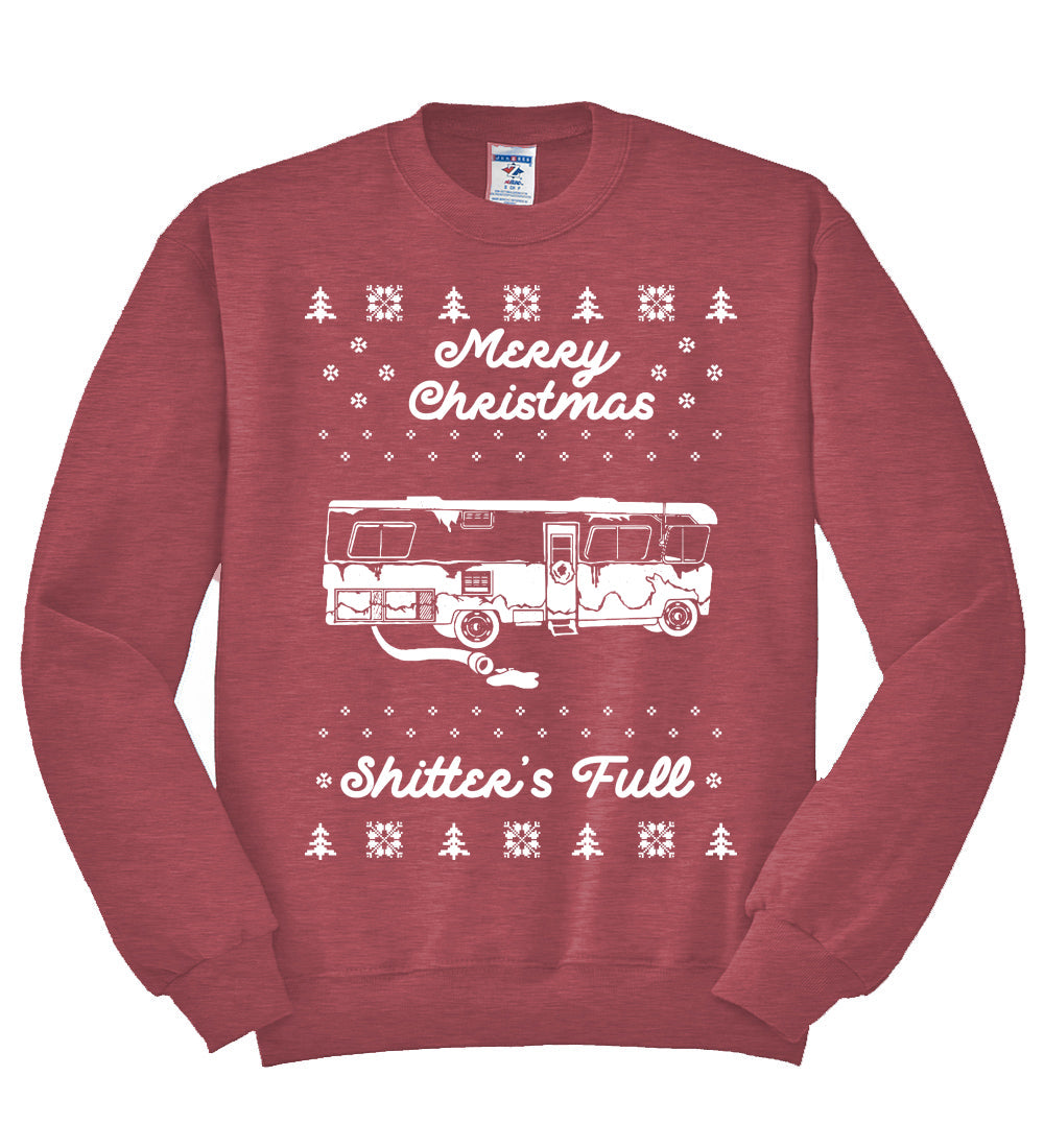 Merry Christmas Shitters Full Christmas Unisex Crewneck Graphic Sweatshirt