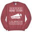 Bend Over and I'll Show You Christmas Unisex Crewneck Graphic Sweatshirt