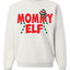 Mommy Elf Unisex Crewneck Graphic Sweatshirt