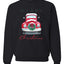 Merry Merry Christmas Red Car with Xmas Garland Merry Christmas Unisex Crewneck Graphic Sweatshirt
