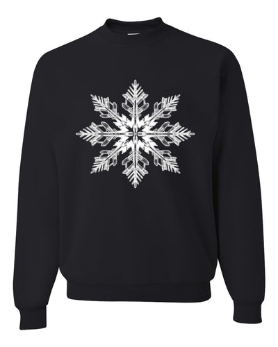 Snowflake, Pretty Holiday Christmas Design, Unisex Christmas Sweater, Crewneck Sweatshirts