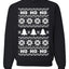 Christmas Ho Ho Ho Ugly Christmas Sweater Unisex Crewneck Sweatshirt