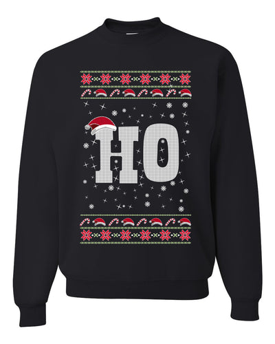 Christmas Ho Merry Ugly Christmas Sweater Unisex Crewneck Graphic Sweatshirt