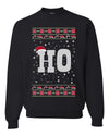 Christmas Ho Merry Ugly Christmas Sweater Unisex Crewneck Graphic Sweatshirt
