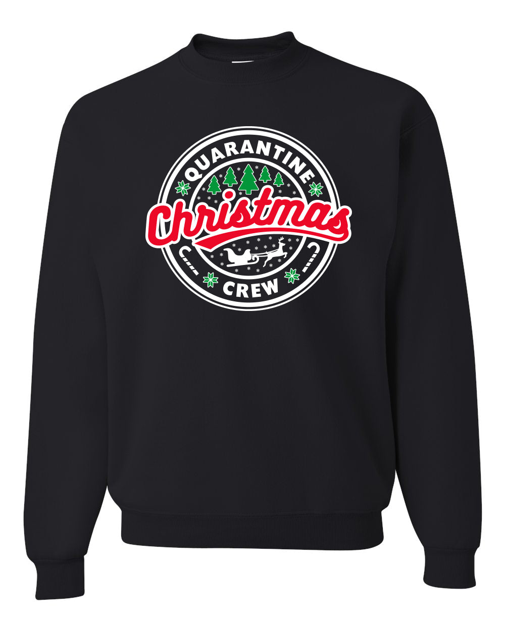 Merry Christmas Quarantine Crew Merry Christmas Unisex Crewneck Graphic Sweatshirt