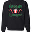 Gangsta Wrapper Merry Christmas Unisex Crewneck Graphic Sweatshirt