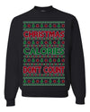 Christmas Calories Don't Count Funny Family Holidays Ugly Christmas Sweater Crewneck Sweatshirt