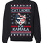 Cat Ladies for Kamala USA Glasses Ugly Christmas Sweater Crewneck Sweatshirt