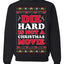 Die Hard is Not a Christmas Movie Classic, McClane Hans Nakatomi Plaza Xmas Party Holiday Movies Ugly Christmas Sweater Crewneck Sweatshirt