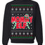 Mommy Elf Cute Holiday Winter Ugly Christmas Sweater Crewneck Sweatshirt