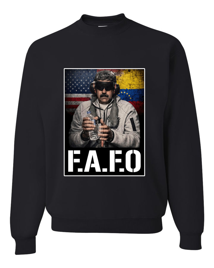 Venezuelan Dictator Maduro Captured F Around Find Out Sweater, Unisex Crewneck Sweatshirts