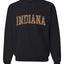 Indiana  Camo Fill Orange Outline Sweater, Unisex Crewneck Sweatshirts