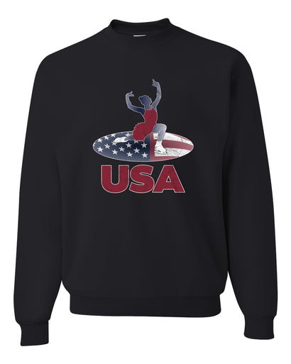USA Winter Team Sports Fan Collection | USA Skater Sweater, Unisex Crewneck Sweatshirts