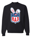 Bunny Bowl Football BAD Parody Sweater, Unisex Crewneck Sweatshirts