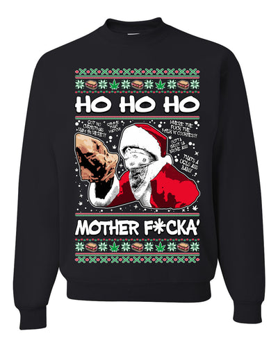 Friday Hood Santa Ugly Christmas Sweater Unisex Crewneck Sweatshirt