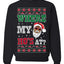 Where My Ho's At? Ugly Christmas Sweater Unisex Crewneck Sweatshirt