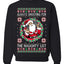 Always Shooting For The Naughty List Ugly Christmas Sweater Unisex Crewneck Sweatshirt