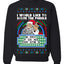 Santa Game Show I'd Like To Solve the Puzzle Wheel Ugly Christmas Sweater Unisex Crewneck Sweatshirt