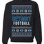 City of Detroit DET American Football Fantasy Fan Ugly Christmas Sweater Unisex Crewneck Sweatshirt