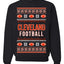 City of Cleveland CLE American Football Fantasy Fan Ugly Christmas Sweater Unisex Crewneck Sweatshirt