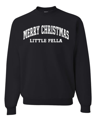 Vintage Movie Quote Merry Christmas Little Fella Christmas Unisex Crewneck Sweatshirt