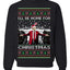 I'll Be Home for Xmas Donald Trump Ugly Christmas Sweater Crewneck Sweatshirt