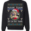 Hawk Tuah Spit On That Thang Mrs Claus Funny Meme Ugly Christmas Sweater