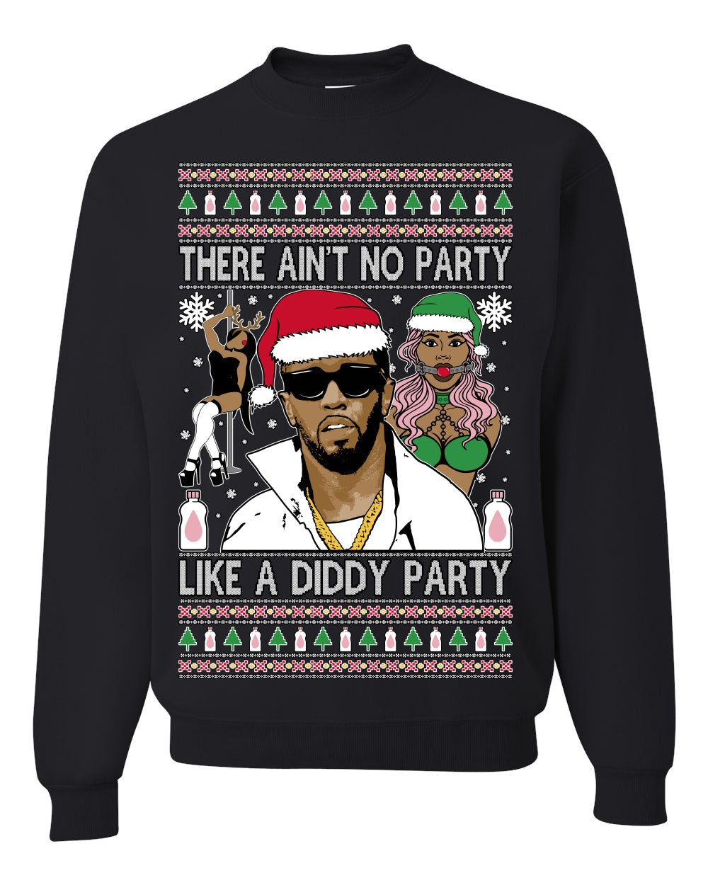 There Ain't No Party Like a Diddy Party Viral Music Meme Ugly Christmas Sweater