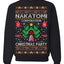 Nakatomi Corporation Christmas Party 1988 Plaza Logo, Classic Die Hard McClane 80s Xmas Movie Quote Ugly Christmas Sweater Crewneck Sweatshirt