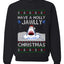 Have a Holly Jawlly Christmas, Cute Shark, Ugly Christmas Sweater, Crewneck Sweatshirts